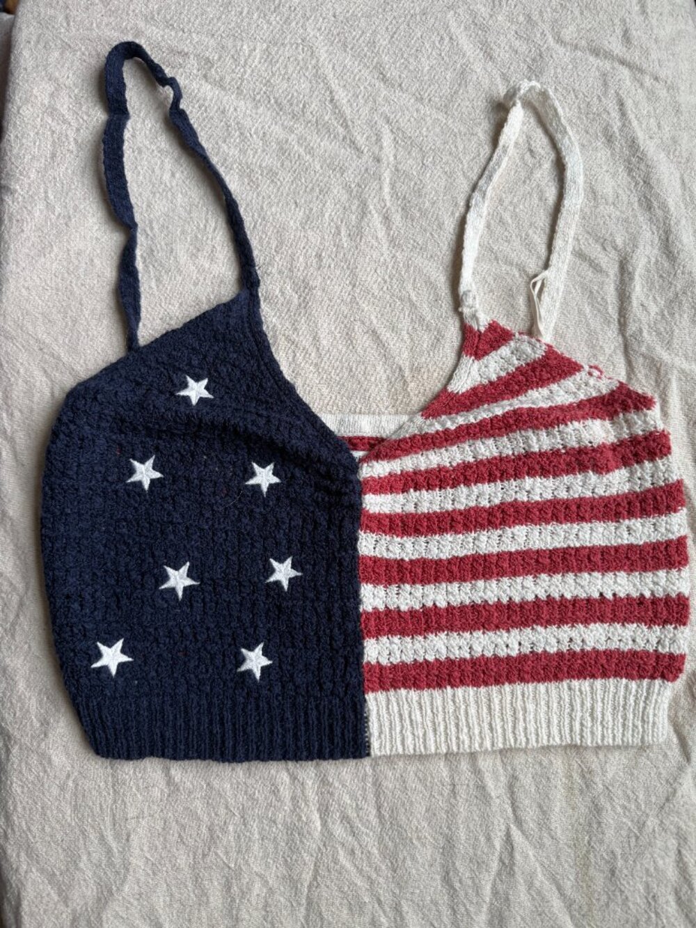 American Eagle Patriotic Halter Top
